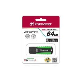 Transcend JetFlash 810 64GB USB 3.0 unità flash USB USB tipo A 3.2 Gen 1 (3.1 Gen 1) Nero, Verde