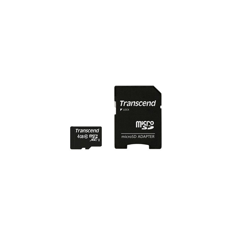 Transcend TS4GUSDHC10 memoria flash 4 GB MicroSDHC NAND Classe 10