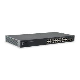 LevelOne GTL-2661 switch di rete Gestito L2 Gigabit Ethernet (10 100 1000) Nero