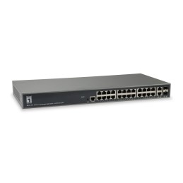 LevelOne GEL-2681 switch di rete Gestito L3 Gigabit Ethernet (10 100 1000) Nero