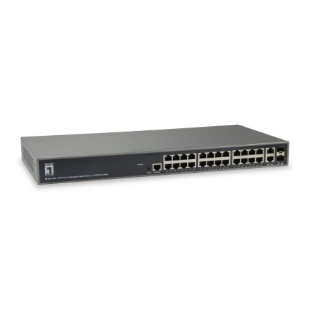 LevelOne GEL-2681 switch di rete Gestito L3 Gigabit Ethernet (10 100 1000) Nero