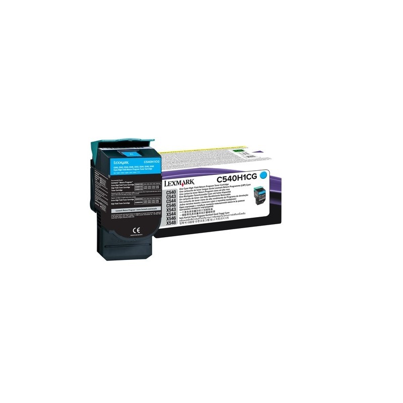 Lexmark C540H1CG toner cartridge 1 pc(s) Original Cyan