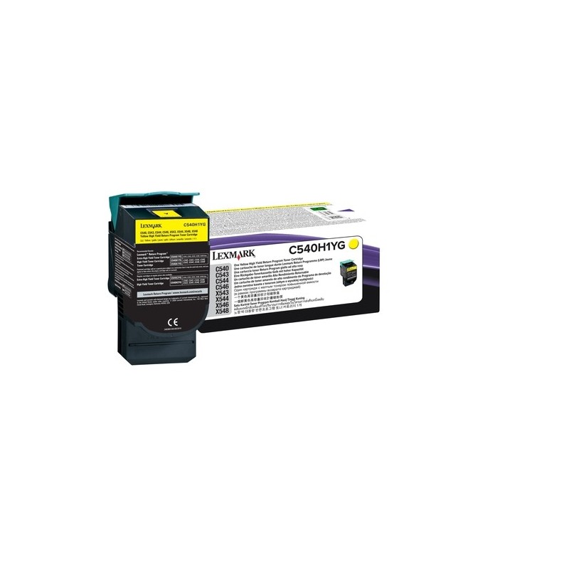 Lexmark C540H1YG toner cartridge 1 pc(s) Original Yellow