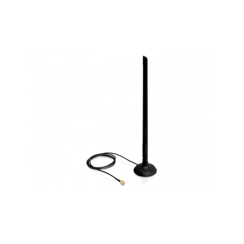 SMA WLAN Antenna with Magnetic Stand and Flexible Joint 6.5 dBi