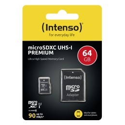 Intenso 3423490 memoria flash 64 GB MicroSDXC UHS-I Classe 10