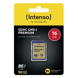 Intenso 3421470 memoria flash 16 GB SDHC UHS-I Classe 10