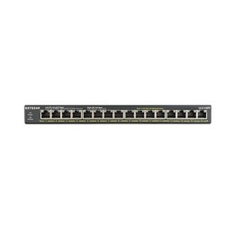 NETGEAR GS316PP Non gestito Gigabit Ethernet (10 100 1000) Supporto Power over Ethernet (PoE) Nero