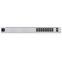 Ubiquiti UniFi 16-Port PoE Gestito L2 L3 Gigabit Ethernet (10 100 1000) Supporto Power over Ethernet (PoE) 1U Argento
