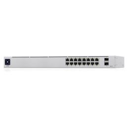 Ubiquiti UniFi 16-Port PoE Gestito L2 L3 Gigabit Ethernet (10 100 1000) Supporto Power over Ethernet (PoE) 1U Argento