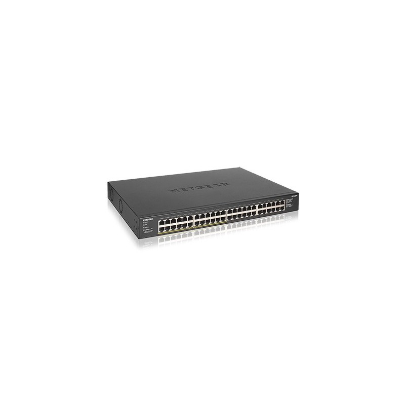 NETGEAR GS348PP Unmanaged Gigabit Ethernet (10/100/1000) Power over Ethernet (PoE) Black