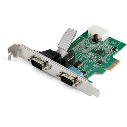 StarTech.com Scheda Seriale PCI Express con 2 Porte - Controller PCIe RS232 - 16950 UART - Scheda Seriale di Espansione DB9 a