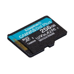 Kingston Technology Scheda microSDXC Canvas Go Plus 170R A2 U3 V30 da 256GB confezione singola senza adattatore