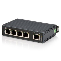 StarTech.com Switch di rete Commutatore Industriale Ethernet a 5 porte - Guida DIN   Montabile a parete