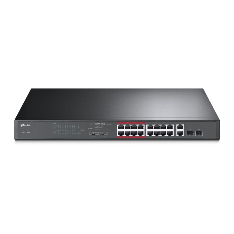 TL-SL1218MP - Switch - unmanaged - 16 x 10/100 (PoE+)