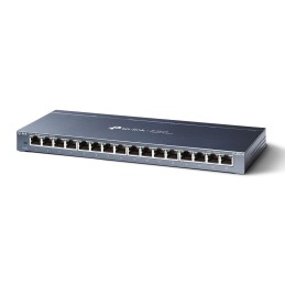 TP-Link TL-SG116 Non gestito Gigabit Ethernet (10 100 1000) Nero