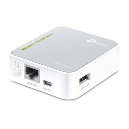 TP-Link TL-MR3020 router wireless Fast Ethernet Banda singola (2.4 GHz) 4G Argento, Bianco
