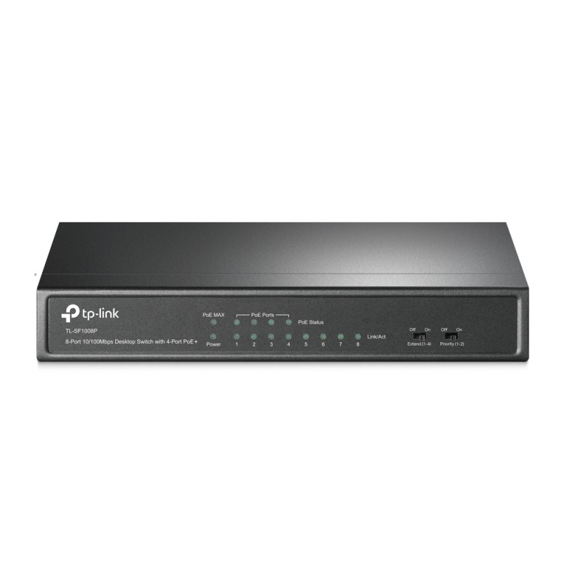 TL-SF1008P - Switch - 4 x 10/100 (PoE)