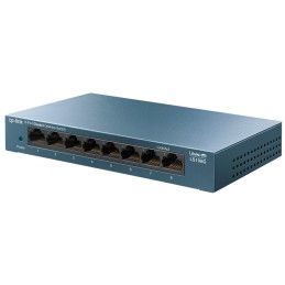TP-Link LS108G Non gestito Gigabit Ethernet (10 100 1000) Blu