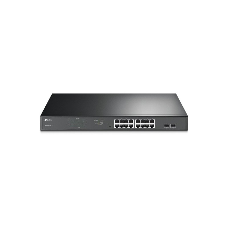 TP-Link TL-SG1218MPE Managed L2 Gigabit Ethernet (10/100/1000) Power over Ethernet (PoE) 1U Black