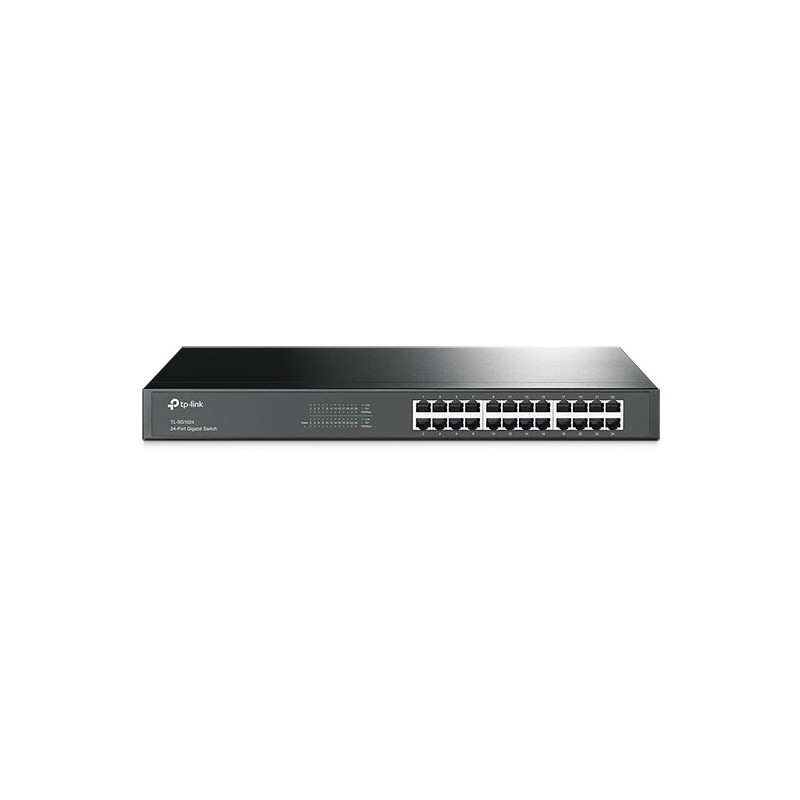 TP-Link TL-SG1024 Unmanaged Gigabit Ethernet (10/100/1000) 1U Black