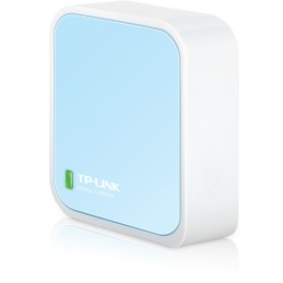 TP-Link TL-WR802N router wireless Fast Ethernet Banda singola (2.4 GHz) Blu, Bianco