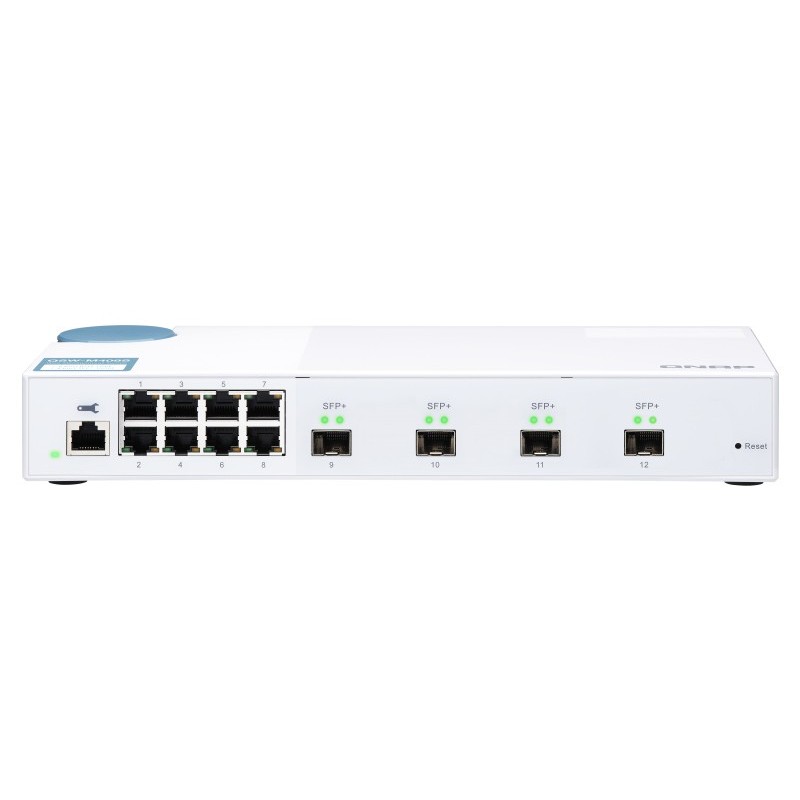 QNAP QSW-M408S network switch Managed L2 Gigabit Ethernet (10/100/1000) White