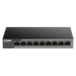 D-Link DSS-100E-9P switch di rete Non gestito Fast Ethernet (10 100) Supporto Power over Ethernet (PoE) Nero