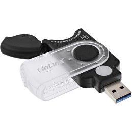 InLine Mobile card reader USB 3.0, per SD SDHC SDXC, microSDXC, microSD