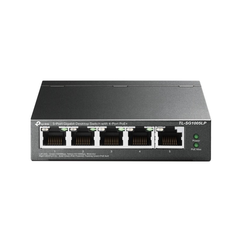 TL-SG1005LP - V1 - Switch - unmanaged - 5 x 10/100/1000 (4 PoE+)