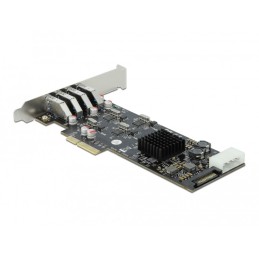 DeLOCK 89008 scheda di interfaccia e adattatore Interno PCIe, SATA, USB 3.2 Gen 1 (3.1 Gen 1)