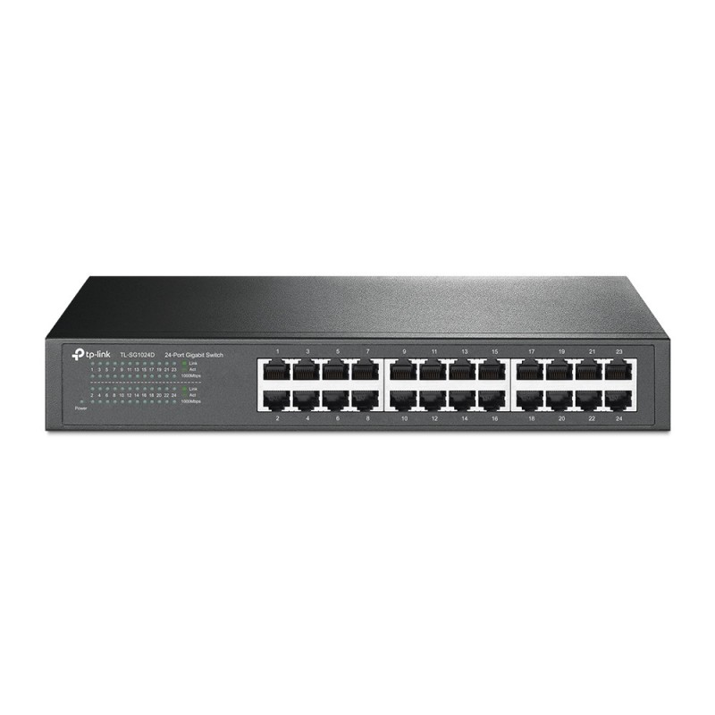 TP-Link TL-SG1024D Unmanaged Gigabit Ethernet (10/100/1000) Gray