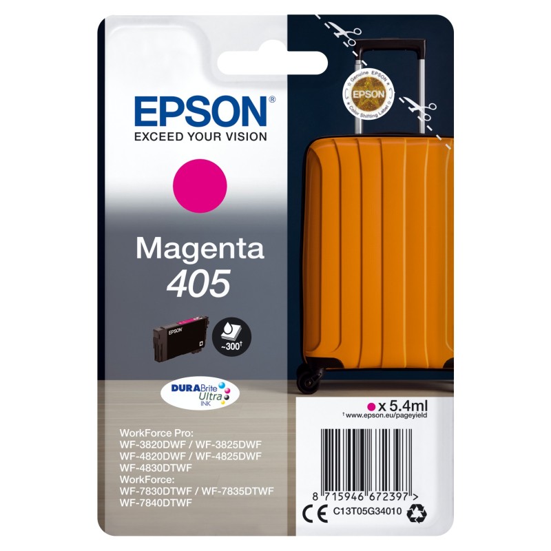 Epson 405 DURABrite Ultra Ink ink cartridge 1 pc(s) Original Standard Yield Magenta