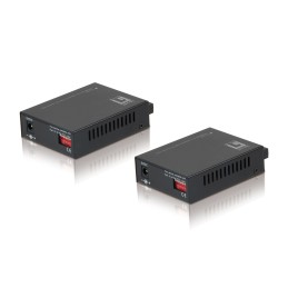 LevelOne FVT-2202 convertitore multimediale di rete 100 Mbit s Nero