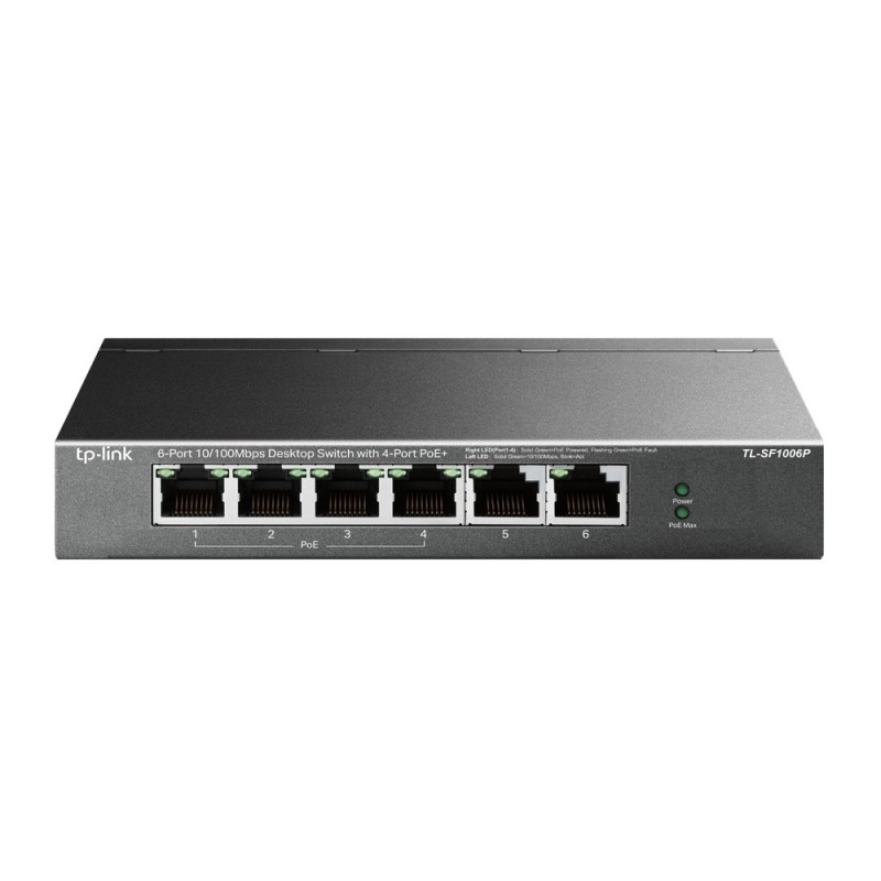 TL-SF1006P V4 - Switch - unmanaged - 6 x 10/100 (4 PoE+)