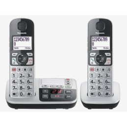 Panasonic KX-TGE522 Telefono DECT Identificatore di chiamata Argento