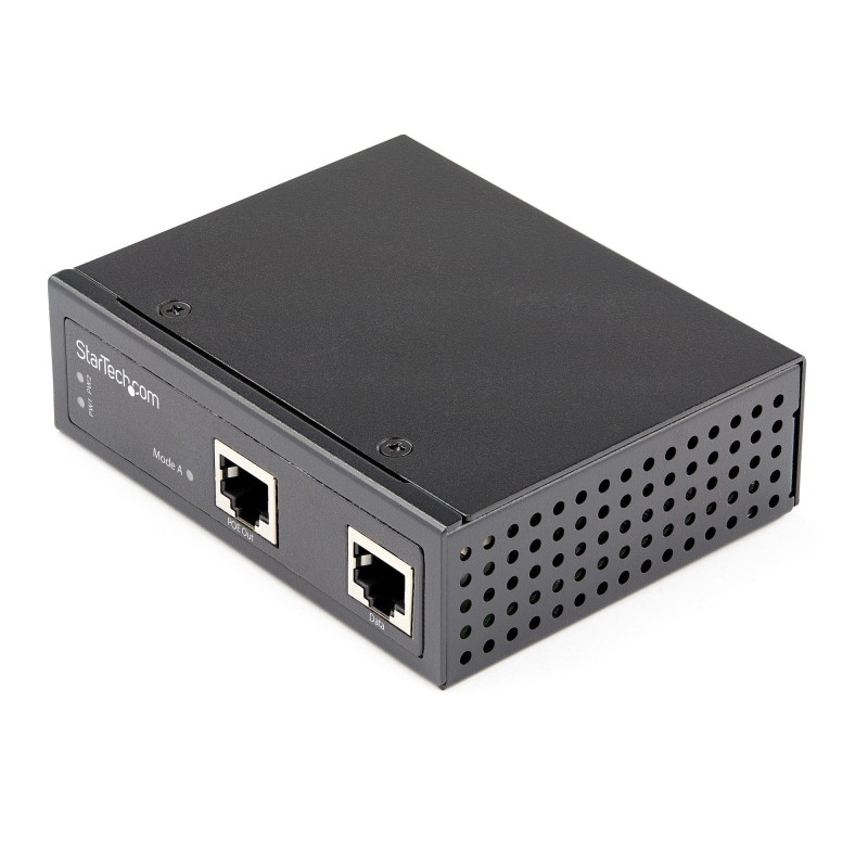 Industrial Gigabit Ethernet PoE Injector - 30W 802.3at PoE + Midspan 48V-56VD...