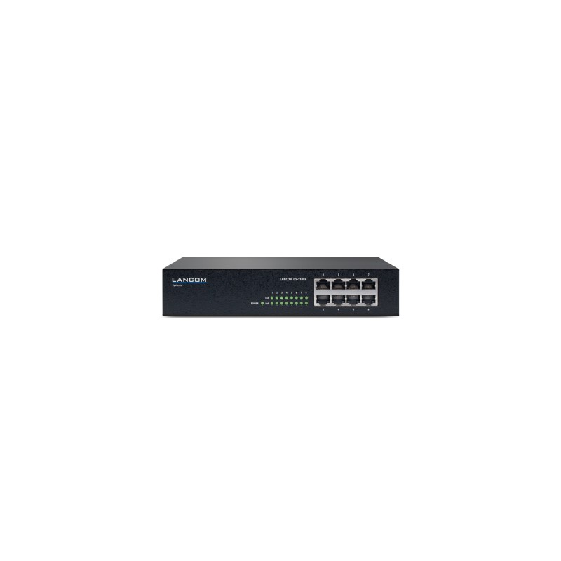 GS-1108P - Switch - unmanaged - 8 x 10/100/1000 (PoE+)