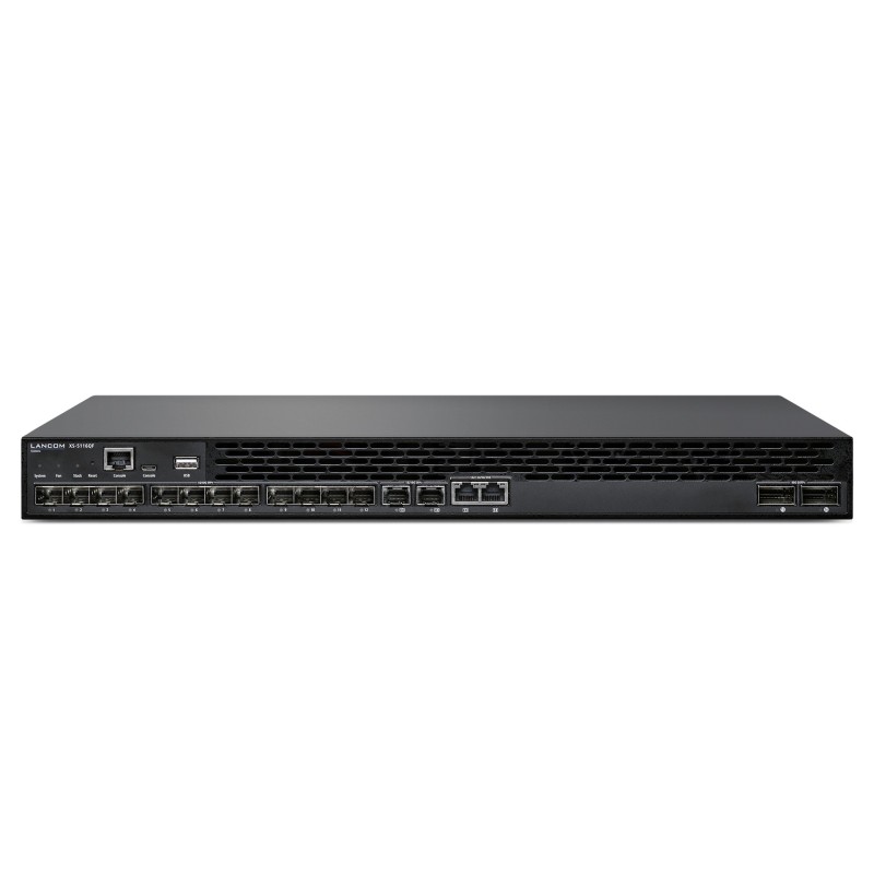 XS-5116QF - Switch - L3 - managed - 12 x 1 Gigabit / 10 Gigabit SFP+ + 2 x co...