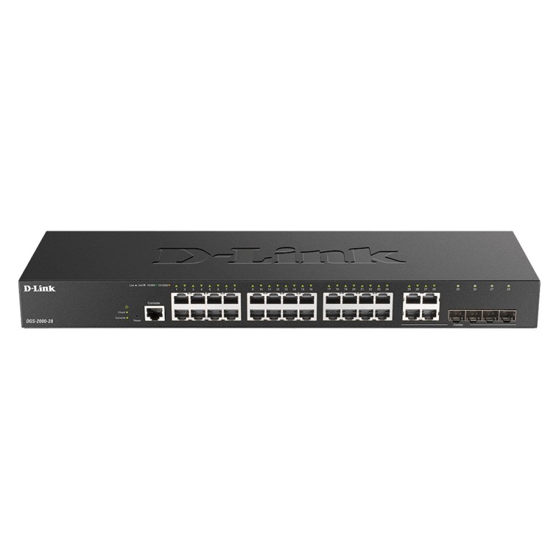 DGS 2000-28 - Switch - L3 - managed - 24 x 10/100/1000 + 4 x Fast Ethernet/Gi...