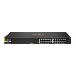 Aruba 6100 24G Class4 PoE 4SFP+ 370W Gestito L3 Gigabit Ethernet (10 100 1000) Supporto Power over Ethernet (PoE) 1U Nero