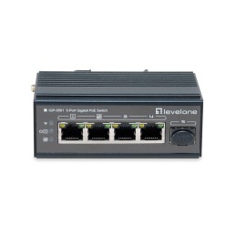 LevelOne IGP-0501 switch di rete Gigabit Ethernet (10 100 1000) Supporto Power over Ethernet (PoE) Nero