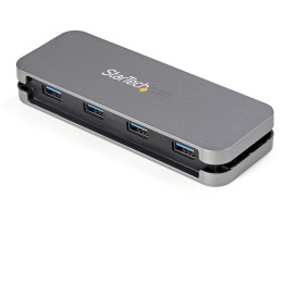 StarTech.com HB30AM4AB hub di interfaccia USB 3.2 Gen 1 (3.1 Gen 1) Type-A 5000 Mbit s Nero, Grigio