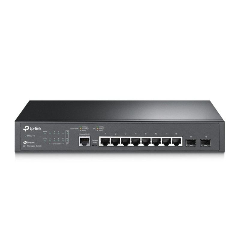 TP-Link TL-SG3210 network switch Managed L2/L3 Gigabit Ethernet (10/100/1000) 1U Black