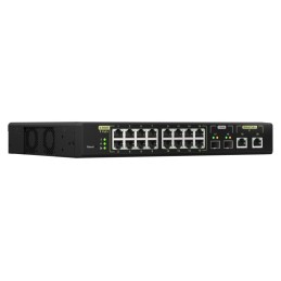 QNAP QSW-M2116P-2T2S switch di rete Gestito L2 2.5G Ethernet Supporto Power over Ethernet (PoE) Nero