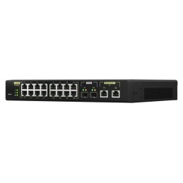 QNAP QSW-M2116P-2T2S switch di rete Gestito L2 2.5G Ethernet Supporto Power over Ethernet (PoE) Nero