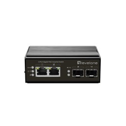 LevelOne IGP-0432 switch di rete Non gestito Gigabit Ethernet (10 100 1000) Supporto Power over Ethernet (PoE) Nero