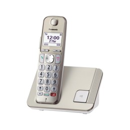 Panasonic KX-TGE250 Telefono DECT Identificatore di chiamata Champagne, Oro