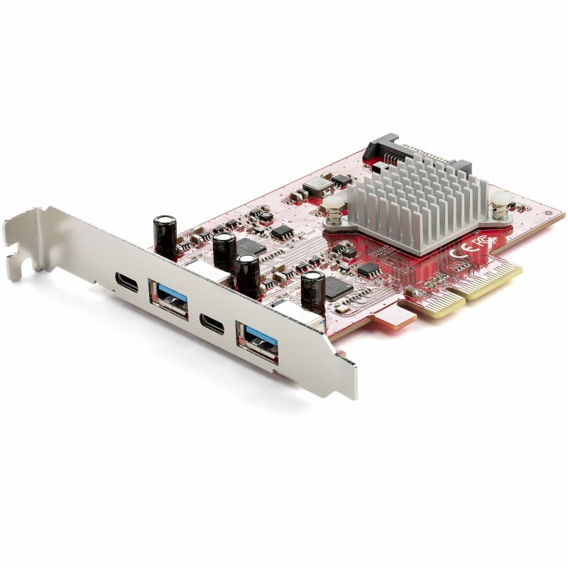 USB-C PCIe Karte mit 4 Ports - 10 Gbit/s USB PCI Express Erweiterungskarte mi...