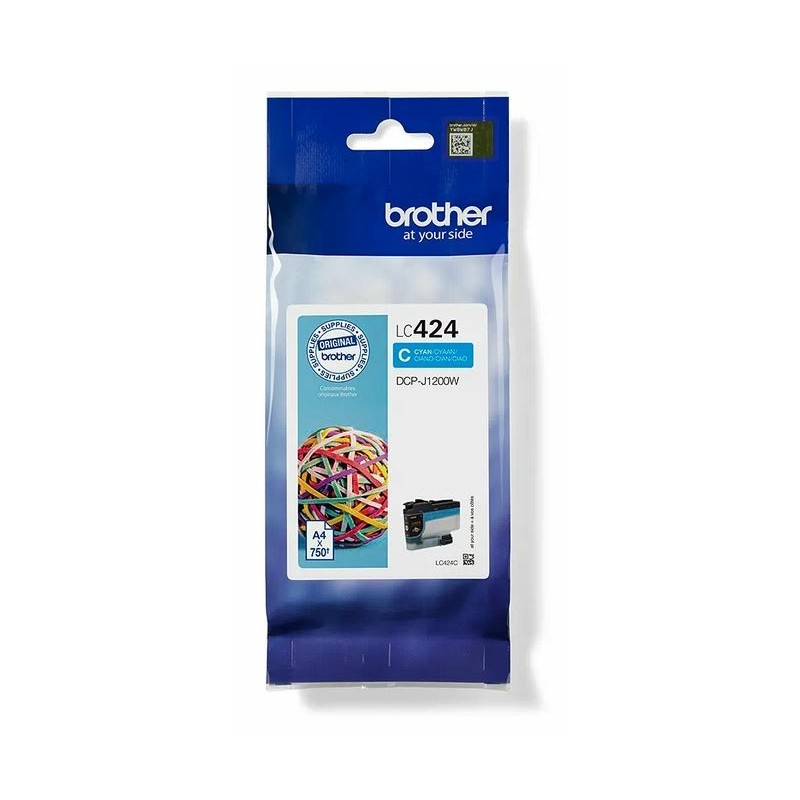 Brother LC-424C ink cartridge 1 pc(s) Original Cyan