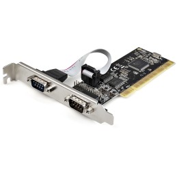StarTech.com Scheda PCI seriale e parallela con due porte seriali RS232 (DB9) e 1 porta LPT parallela (DB25) - Scheda